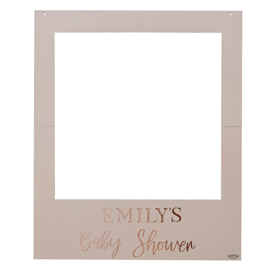 Customisable Baby Shower Photobooth Frame