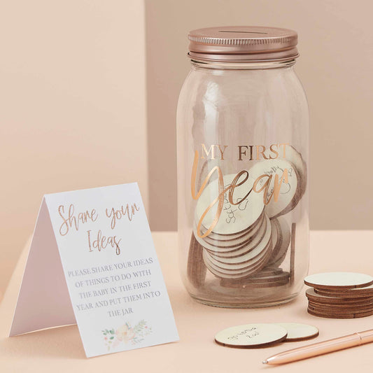 Baby's First Year Memory Jar