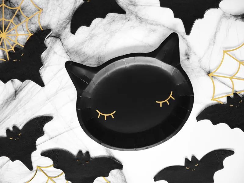 Paper Plates black cat