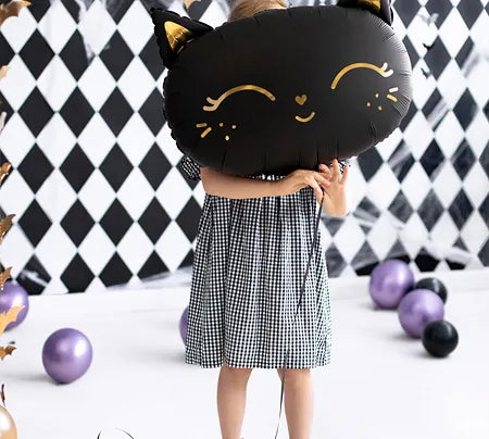 Foil Balloon black cat head