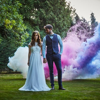 Blue Wedding Smoke Bomb