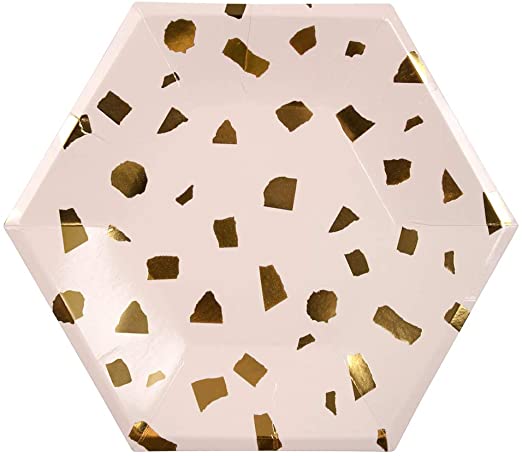 Terrazzo Blush Plates Large