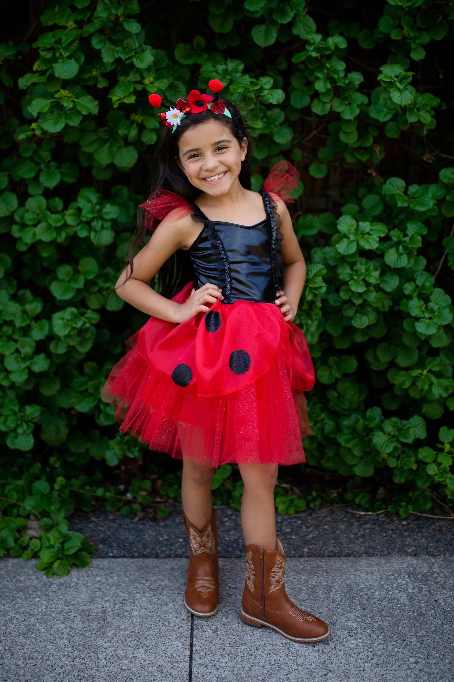 Robe &amp; Bandeau Coccinelle 3-4 ans