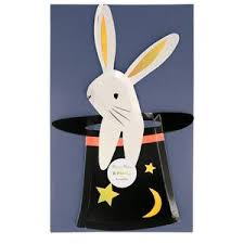 Bunny In Hat Shaped Plates