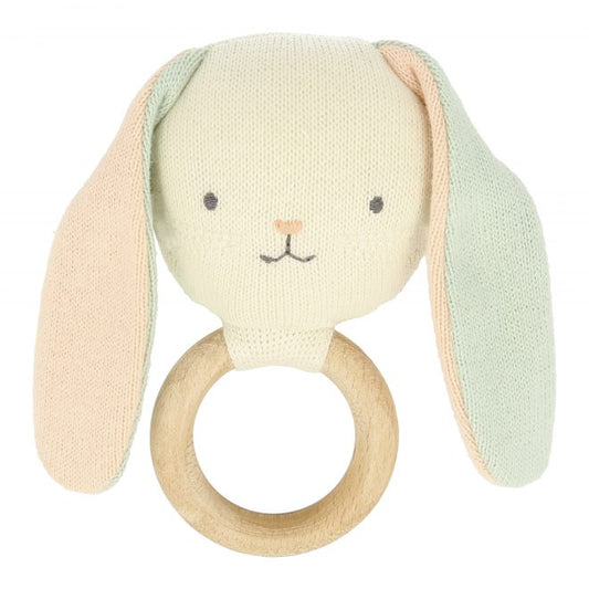 Bunny baby rattle