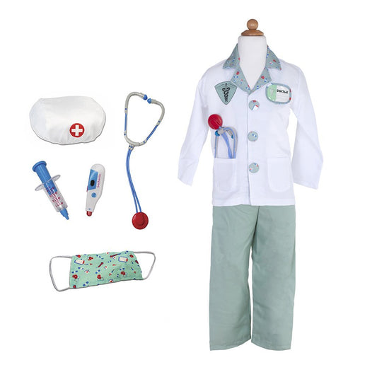 Doctor Green Costum with Accesories 5-6 years old