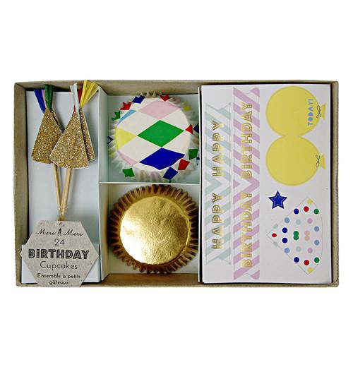 KIT CUPCAKE "JOYEUX ANNIVERSAIRE" 