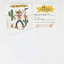 Invitations - cowboy