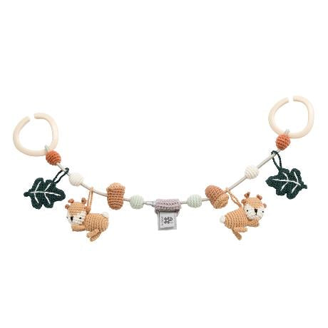 Crochet pram chain, Sika the deer