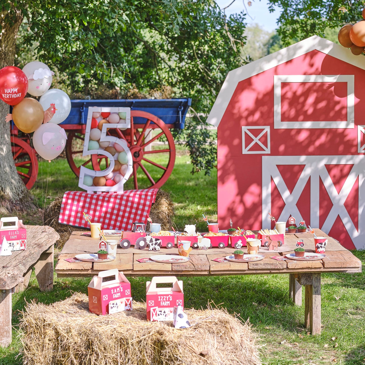 Farm Animals Paper Party Cups