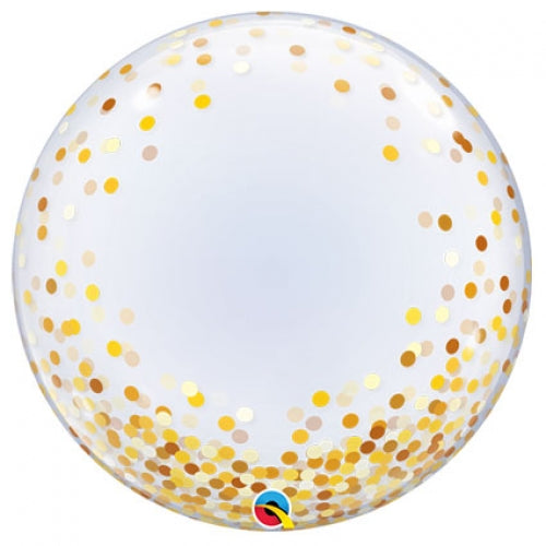 DECOBUBBLE.GOLD CONFETTI DOTS - 60CM