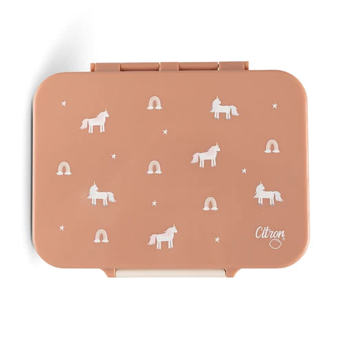 Incredible Tritan Lunch Box With 4 Compartments - Unicorn-Blush Pink