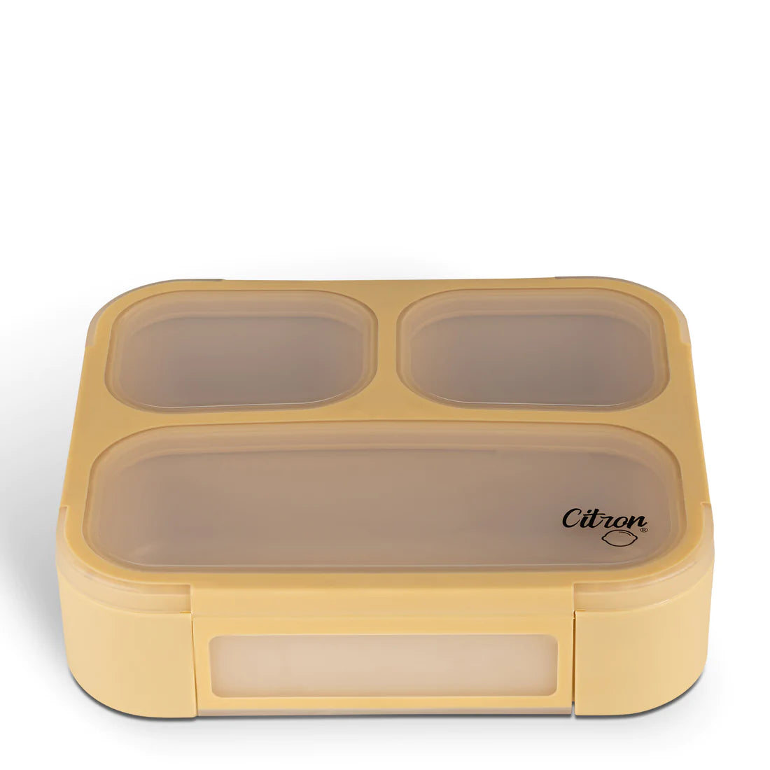 Lunch Box with Fork and Spoon - Yellow