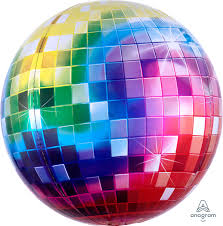 Ballons en aluminium Disco Ball Orbz