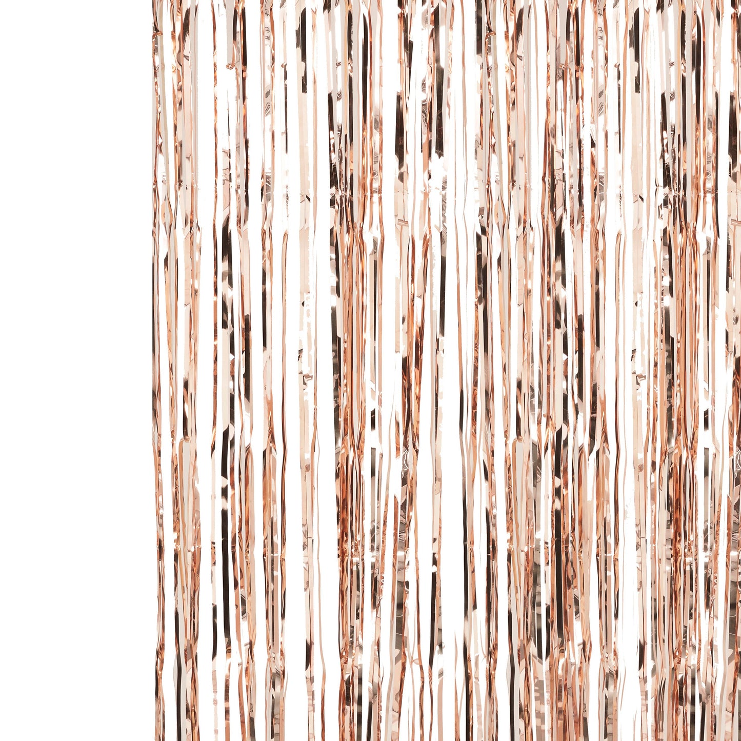 Rose Gold Foil Fringe Curtain Backdrop