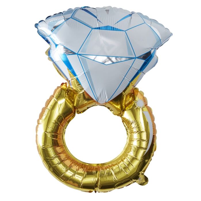 FOIL ENGAGEMENT RING BALLOON