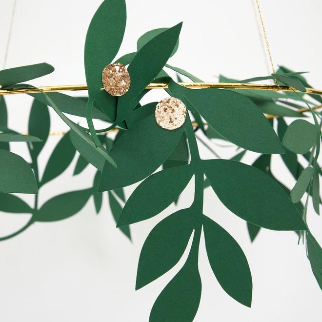 Festive Foliage Chandelier