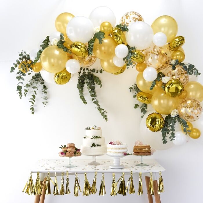 GOLD BALLOON ARCH KIT