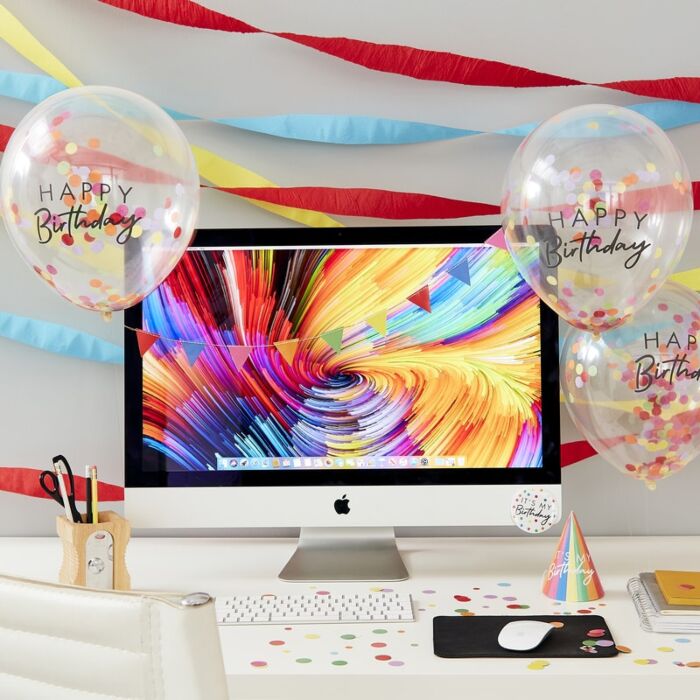 KIT DE FÊTE POUR BUREAU DE TRAVAIL JOYEUX ANNIVERSAIRE