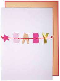 Hello Baby Girl Greeting Card