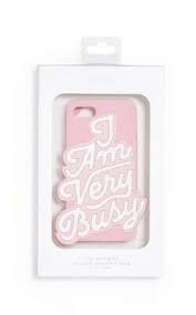 I-phone cover silicone - I am very busy