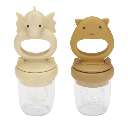 2 Pack Dragon Fruit Feeding Pacifier Limonade/Honey Mustard