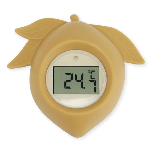 Thermomètre de bain en silicone Citron Miel Moutarde