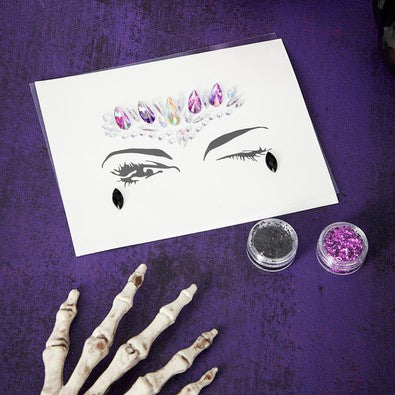 Halloween Glitter & Face Gems make up kit - Ginger Ray