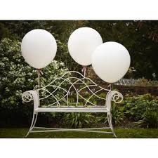 Large White Feature Balloons