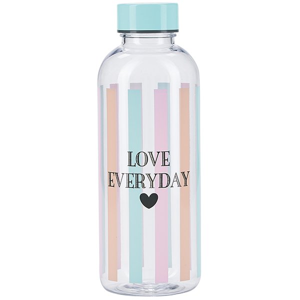 ME Water bottle Love Everyday mixed stripes