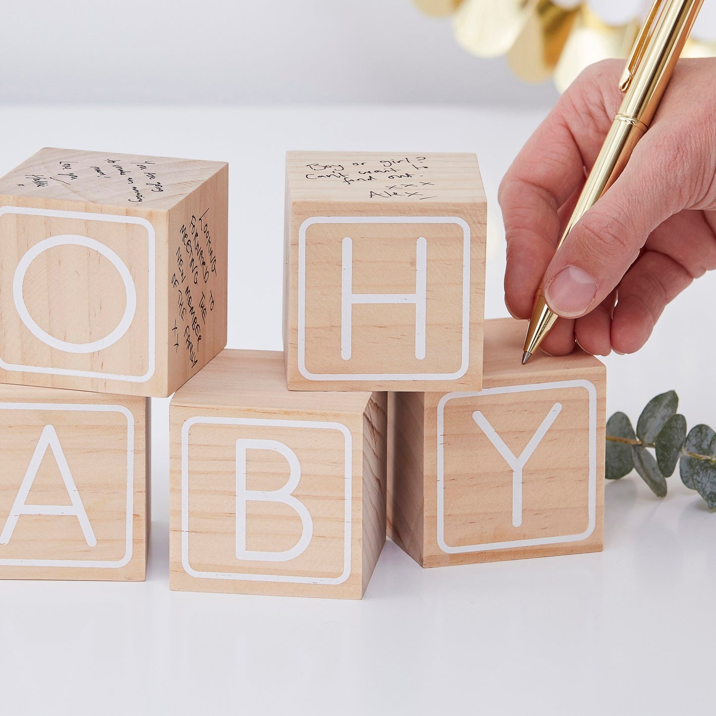 Building Block Baby Shower Guest Book