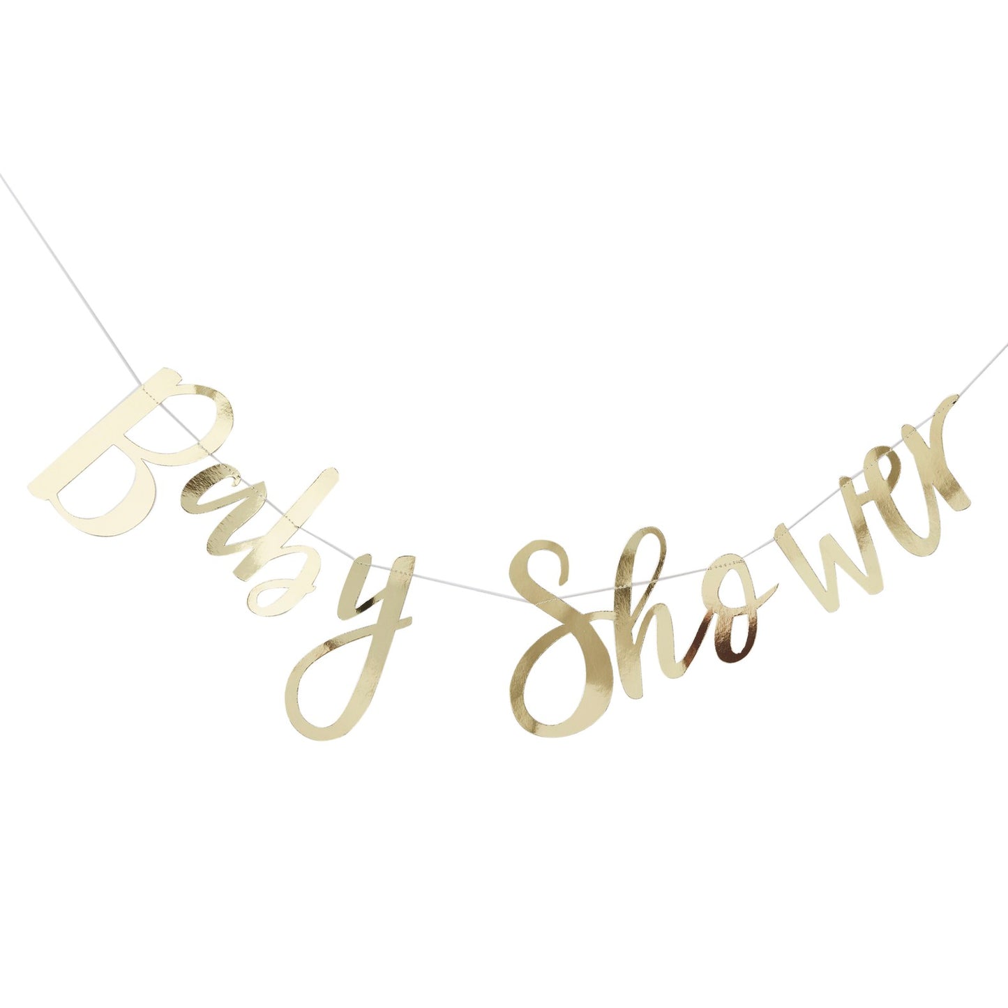 Gold Baby Shower Bunting