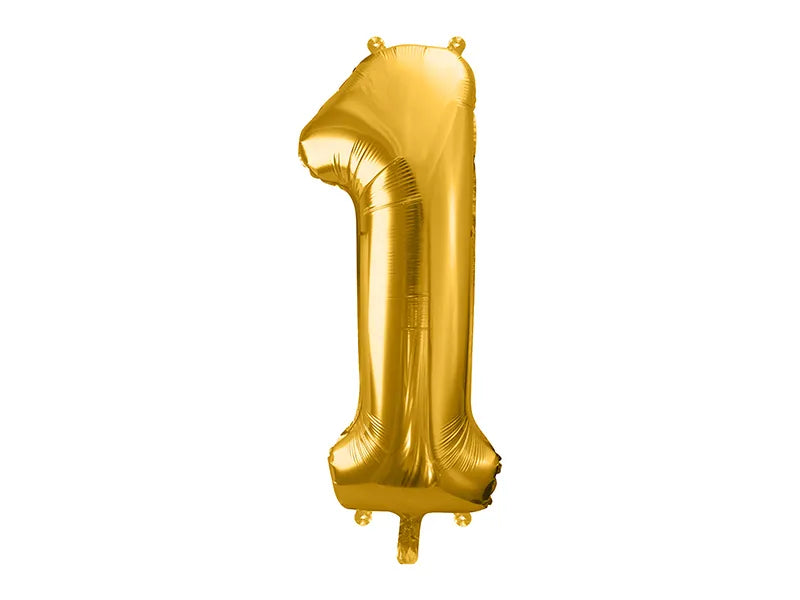 Foil Balloon number one 1 gold