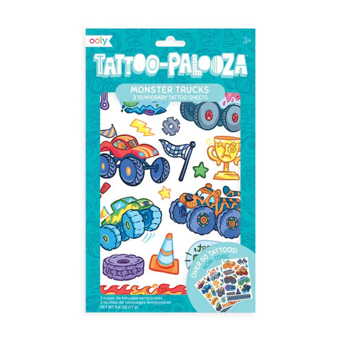 Tattoo Palooza Temporary Tattoos - Monster Truck (176-015)