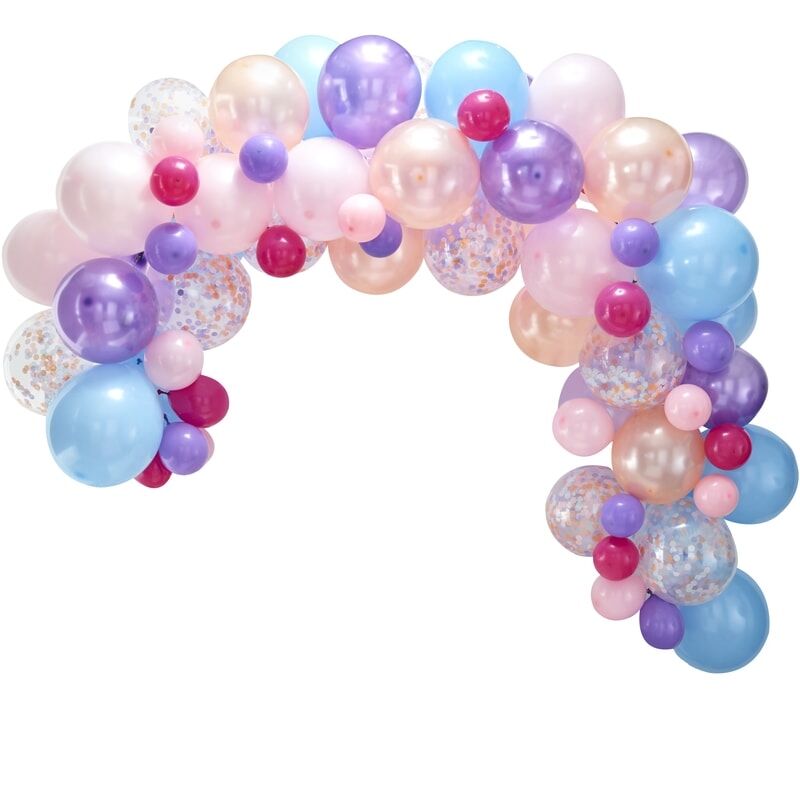 KIT ARC DE BALLONS PASTEL 