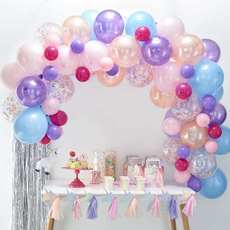 KIT ARC DE BALLONS PASTEL 