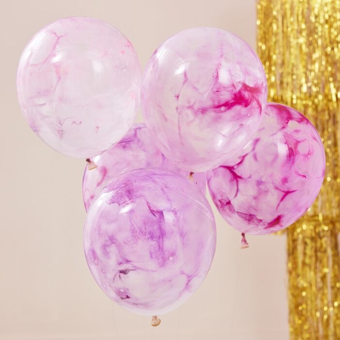 PINK PAINT BALLOONS