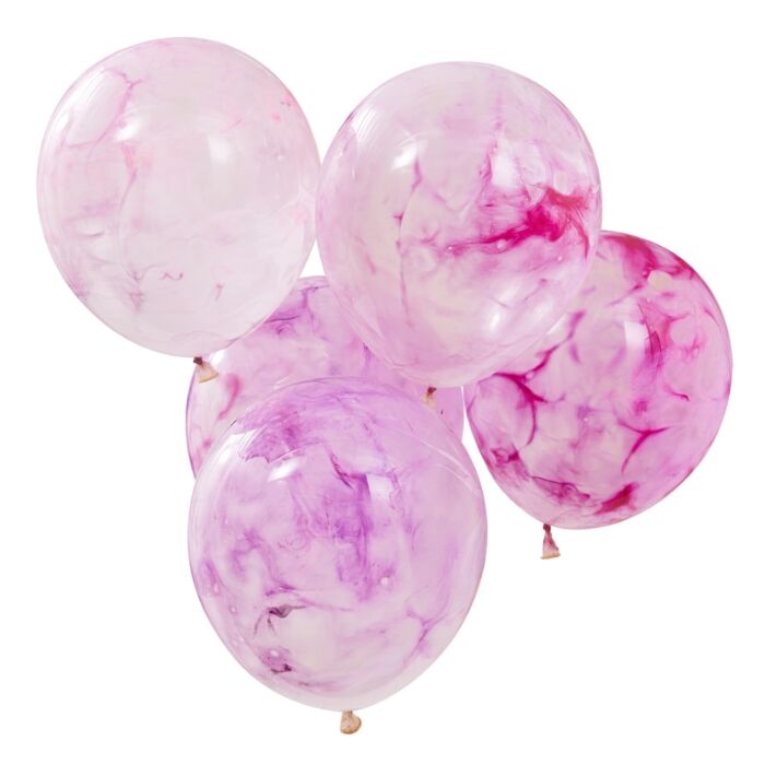 PINK PAINT BALLOONS