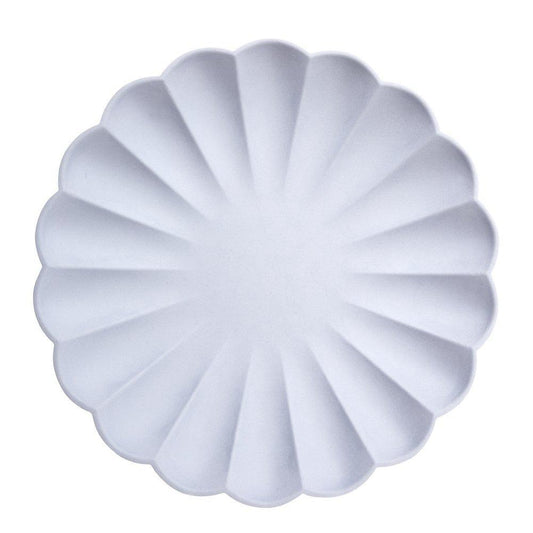 Pale Blue Simply Eco Large Plates