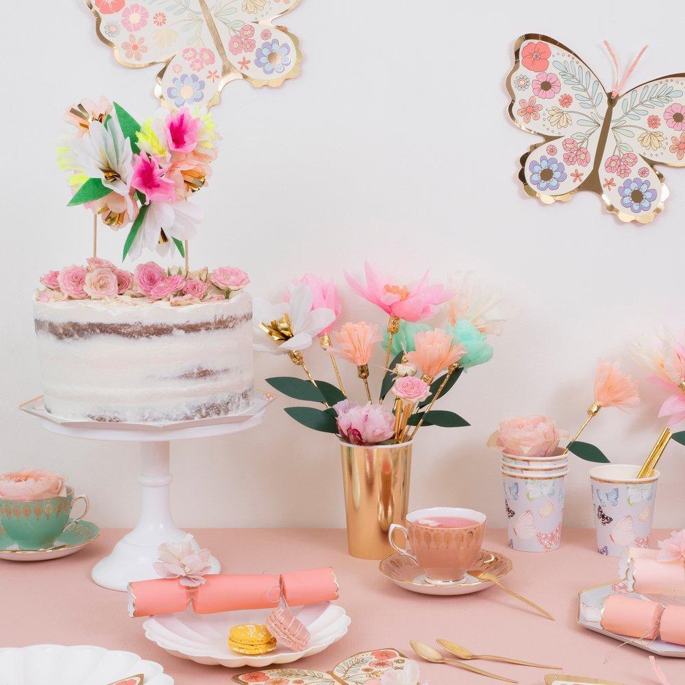 Paper Flower Cake Topper