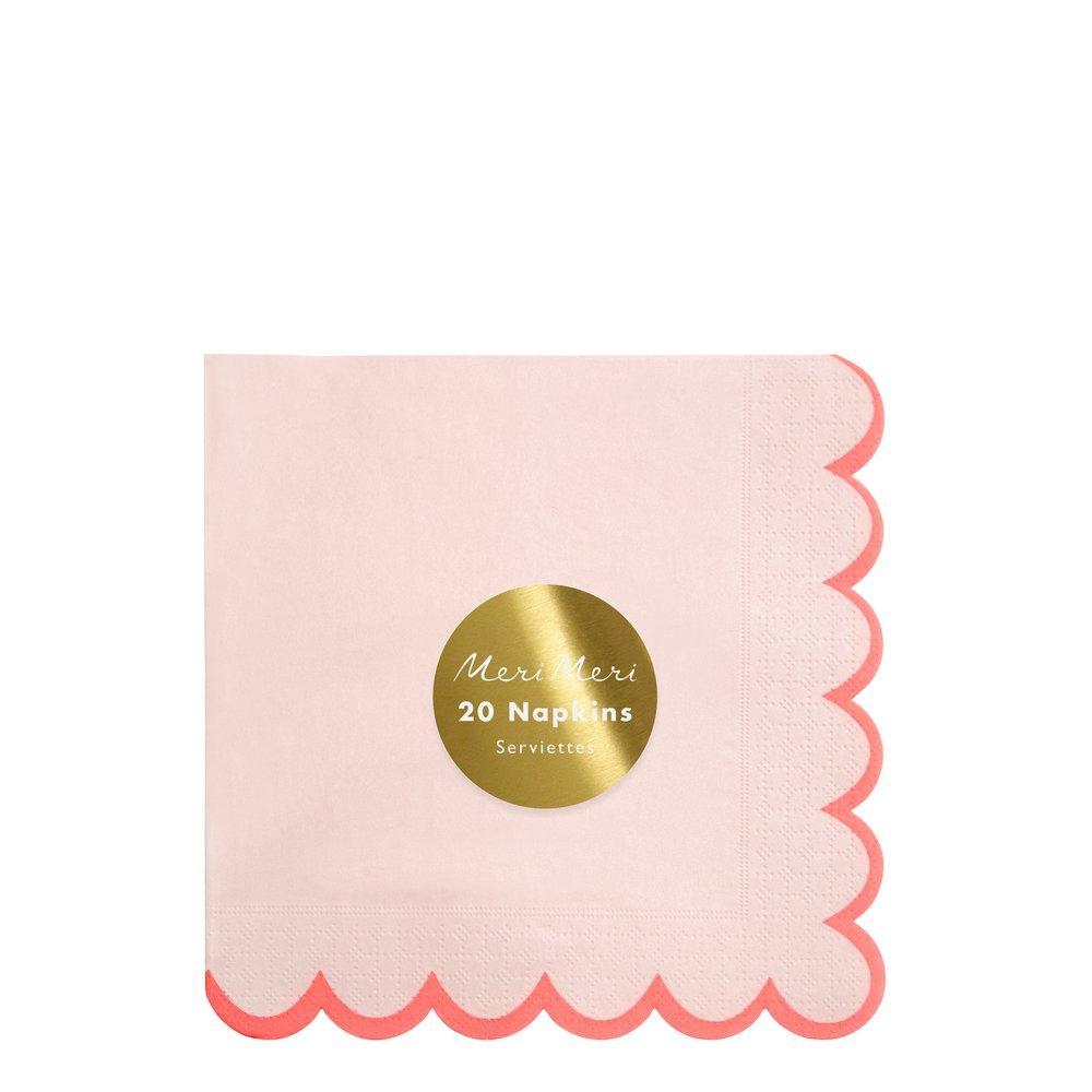 Pastel Neon Edge Large Napkins