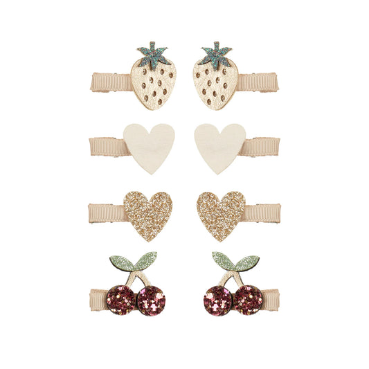 Retro fruit mini clips