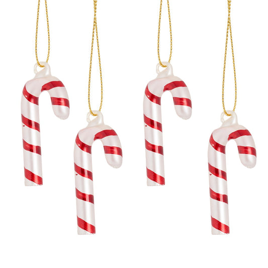 Mini Peppermint Candy Cane - Set Of 4