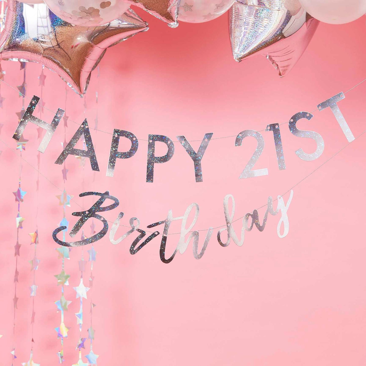 Iridescent Personalised Birthday Bunting