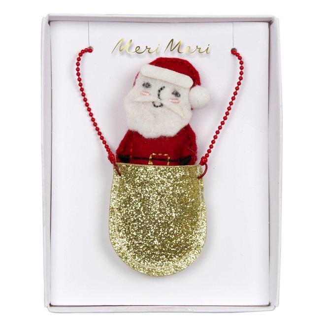 Santa pocket necklace