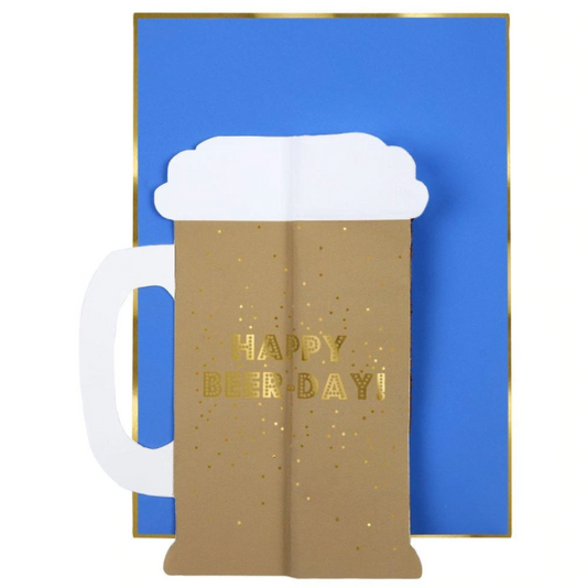 Happy Beer-day Greeting Card