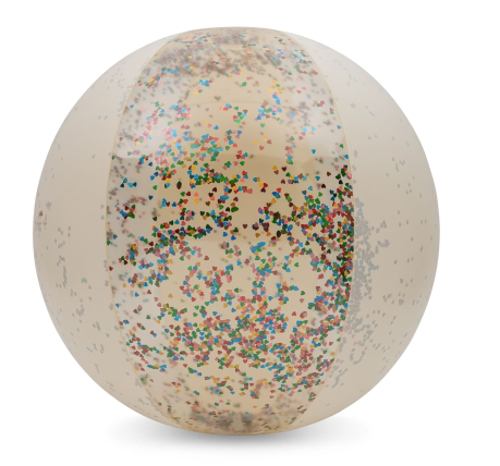 Beach Ball Large - Heart Confetti