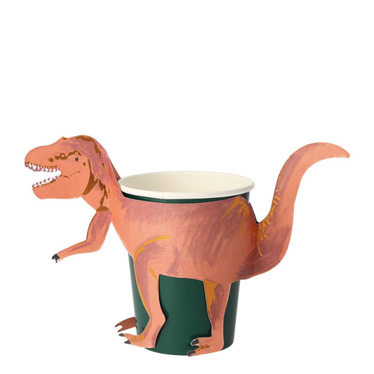 T-Rex party cups