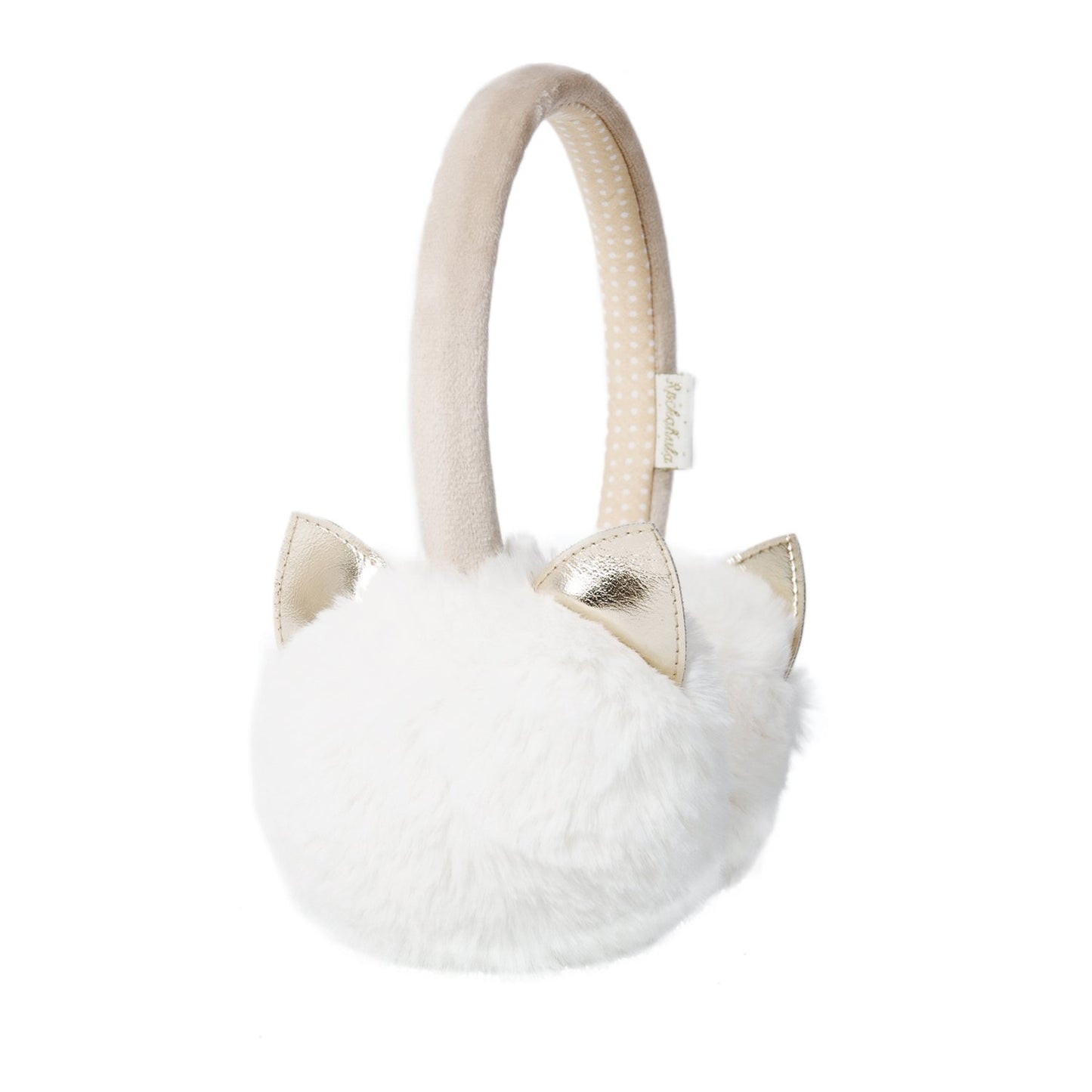 Cleo Cat Earmuffs Ivory