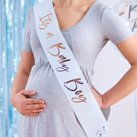 It's a Boy Baby Shower Sash